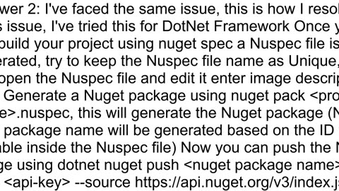 Getting 403 when trying to push packages to nugetorg