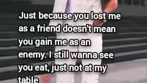 #FACT. Just because you lost me as a friend doesn't mean...