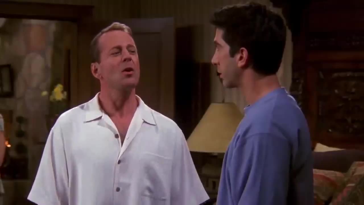 Friends Funny Scene: Ross Geller Rocks