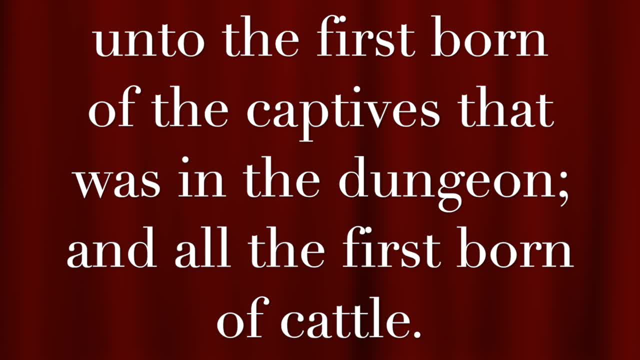 Exodus 12 The passover