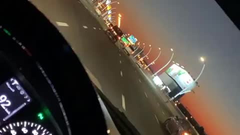 Driving a car