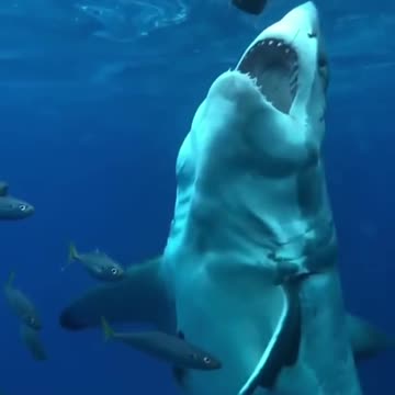 Shark attacking furious