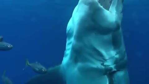 Shark attacking furious