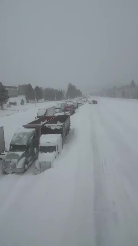 Images depicting the powerful winter storm impacting Northern California have been captured.