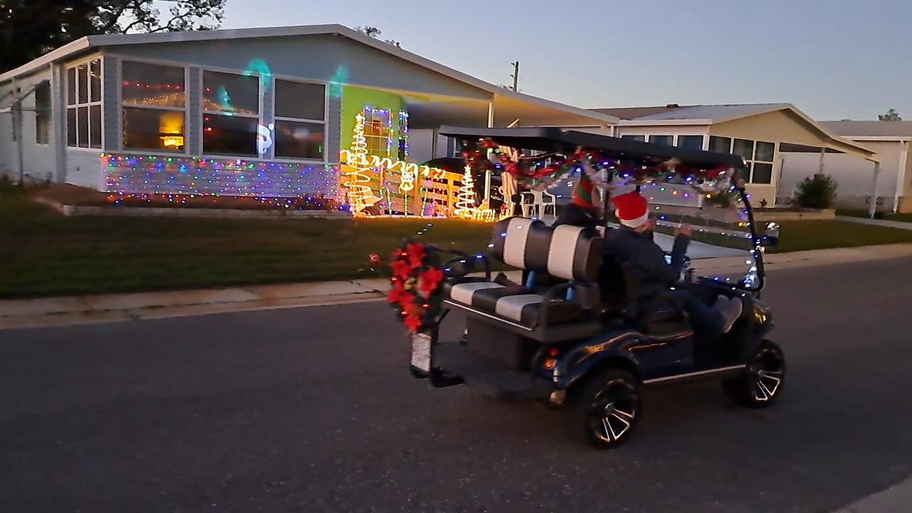 Forest Lake Estates Christmas golf cart parade 2024