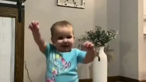 Look at little baby dancing