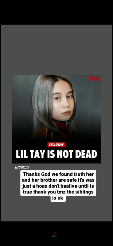 Liltay and her brother found alive and well 8/10/23