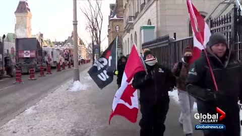 Trucker convoy arrives in Canada's capital to protest vaccine mandates, Trudeau government