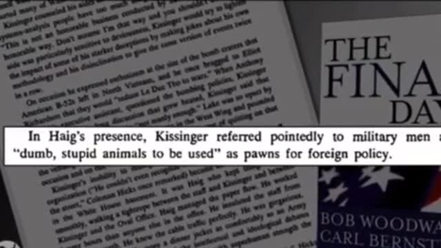 Kissinger Again🤢🤮