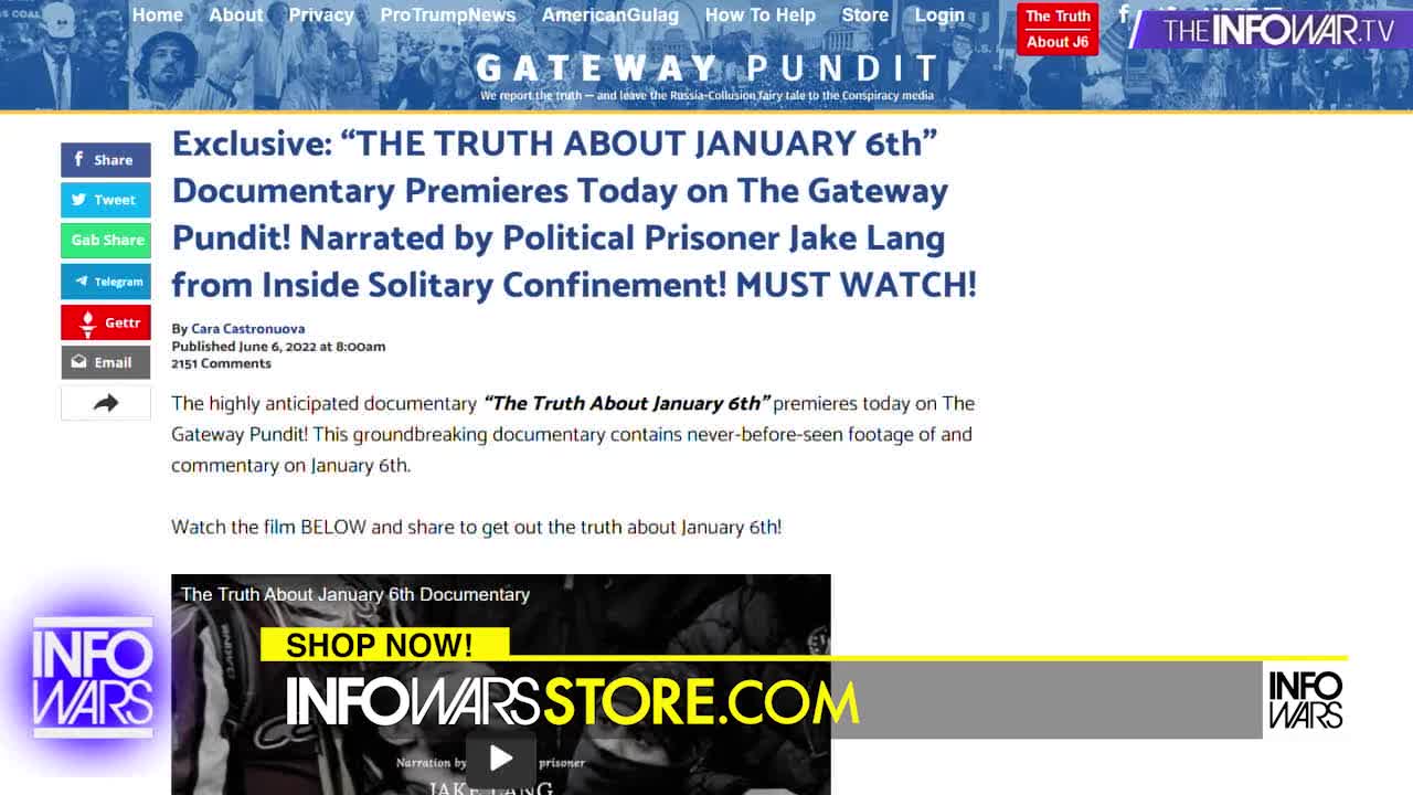 New J6 Documentary Has Democrats Panicked Their False Narrative Will Be Exposed