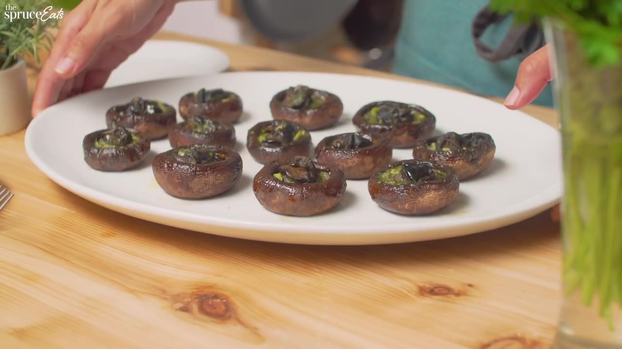 French escargot stuffed mushrooms recipe