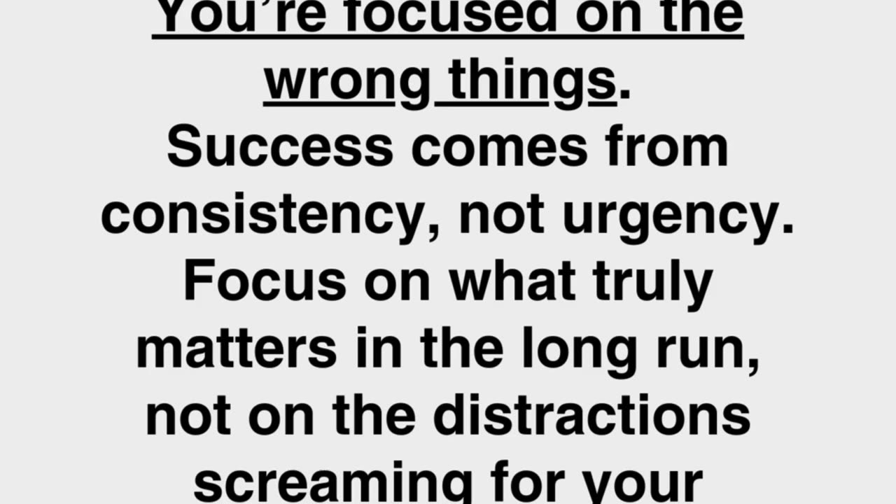 Big Goals Slipping Away? You’re Focused on the Wrong Things