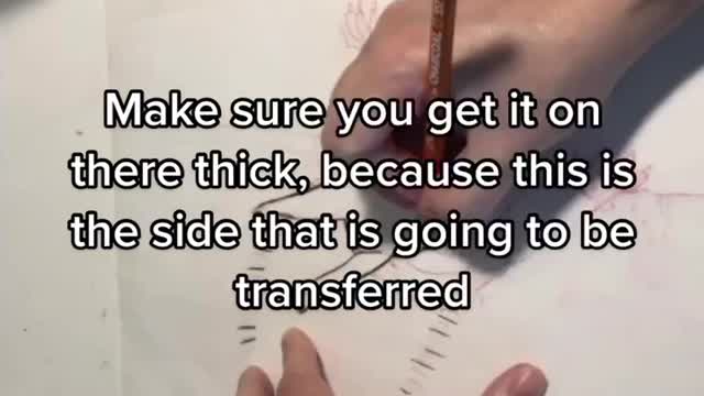How to get your drawing on a canvas