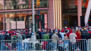 Trump supporters in NYC Oct. 27, 2024