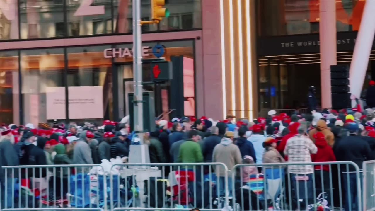 Trump supporters in NYC Oct. 27, 2024