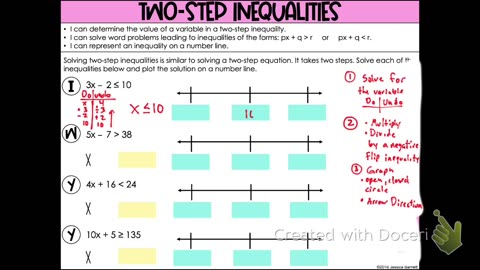 Informal Geometry Two Step Inequality