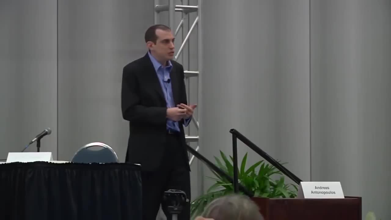 My First Bitcoin Talk on Bitcoin Neutrality From 2013