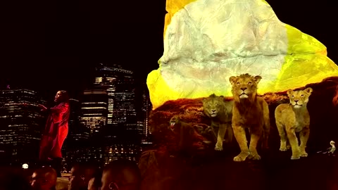 Choir performs at 'Mufasa: The Lion King' London premiere