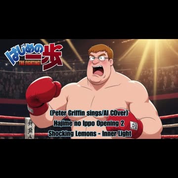 [Peter Griffin sings/AI Cover] Hajime no Ippo Opening 2 | Shocking Lemons - Inner Light
