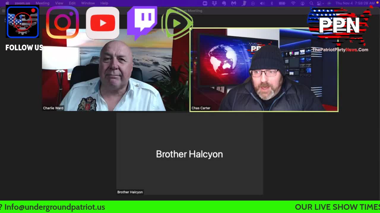 PPN - 11/4/21 The Charlie Ward Show - Huge Intel Drops Coming !