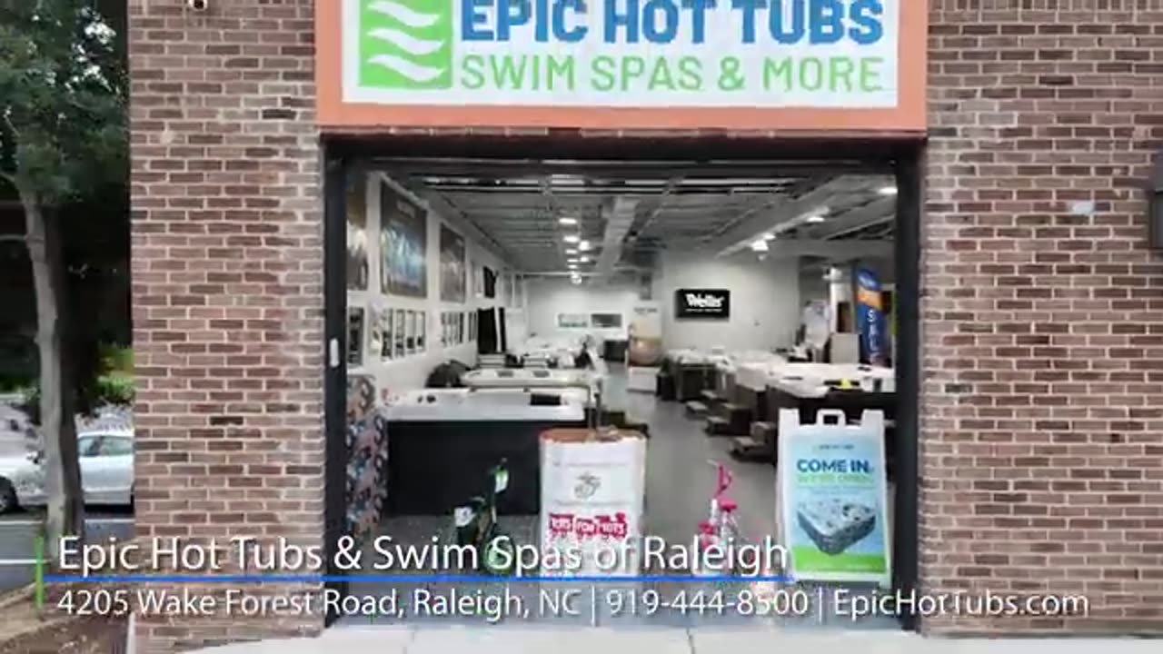 Explore Luxury Hot Tubs and Swim Spas in Raleigh, NC