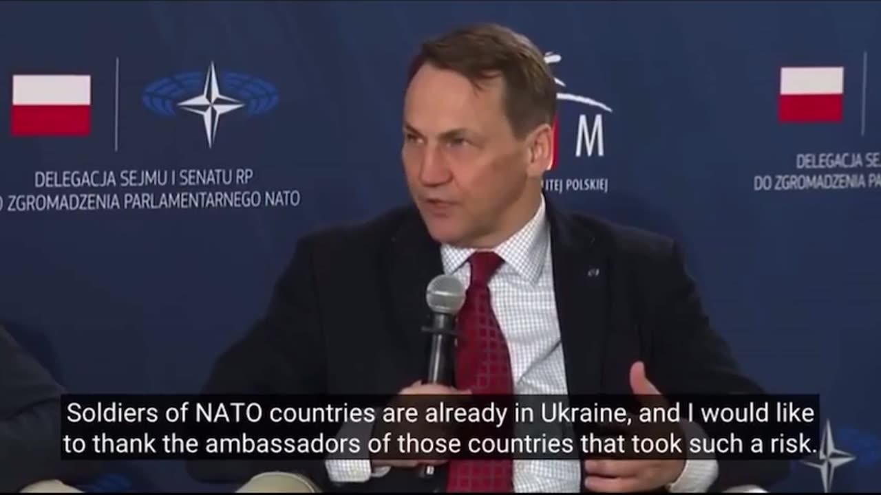 Polish Foreign Minister Sikorski confirms: "Various NATO-countries already sent soldiers to Ukraine"