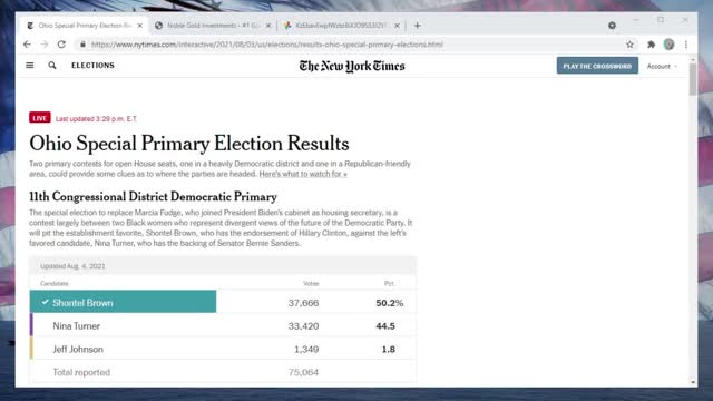 MAGA WINS, 'Progressives' LOSE! - Ohio's 11th & 15th Primary Analysis