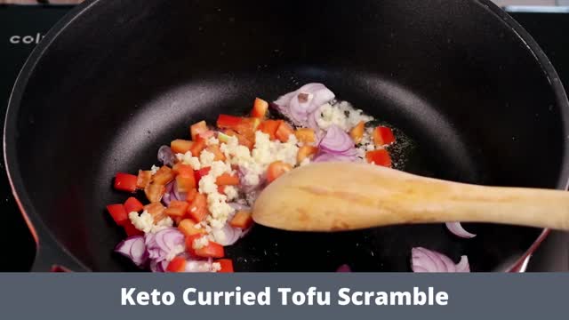 Keto Curried Tofu Scramble | Keto Diet Recipe Easy