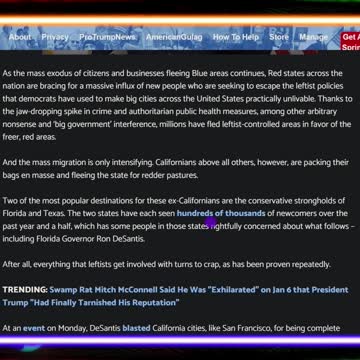 DeSantis Warns Californians Not To Come To Florida