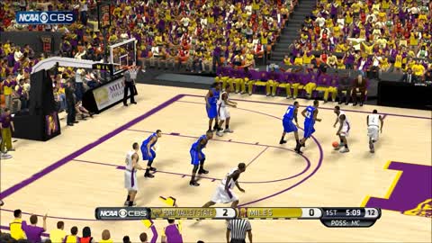 NBA 2k14 HBCU Basketball Mod Miles vs Fort Valley State