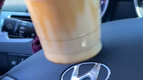 Showing off Barista's Skills Leads to Spill