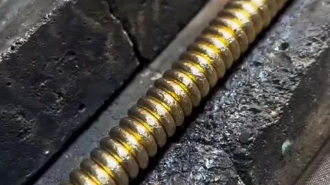 Process of making a gold chain