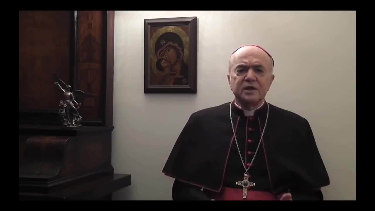 Archbishop Viganò - We Are At War, Warning To The World, To Unite Against Evil. Urgent Message