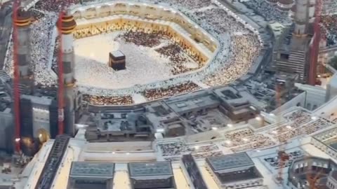 A Beautiful View Of Khana Kaba by Air on World Wide Waqar Tv