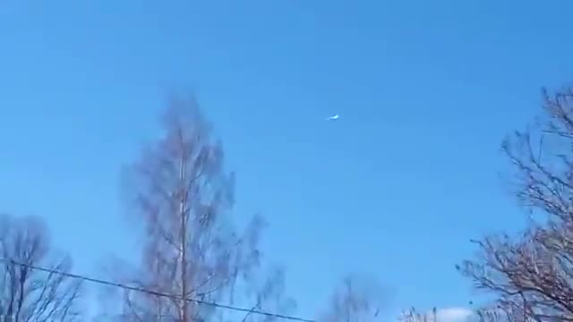 Russian Tu-22M3 flying toward Azovstal Mariupol