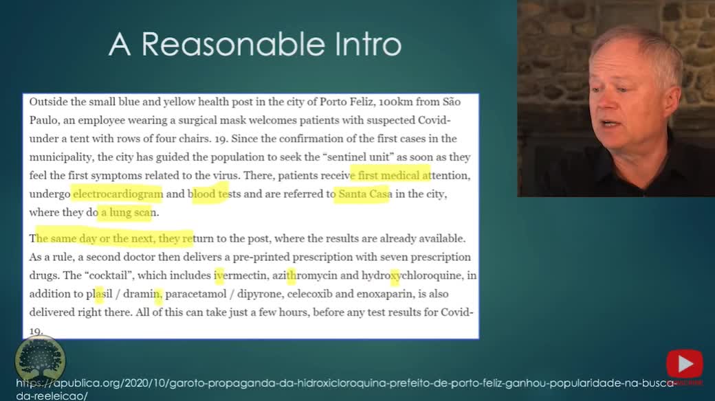 Evidence HCQ/Ivermectin are effective from Peak Prosperity