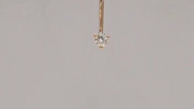 This necklace is gold