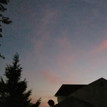 Sunset from the deck