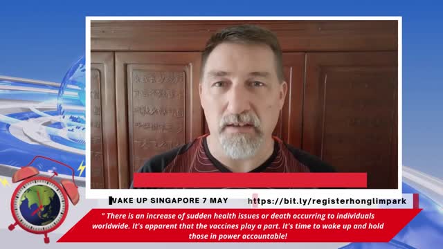 A message from Brad Bowyer. Wake Up Singapore.