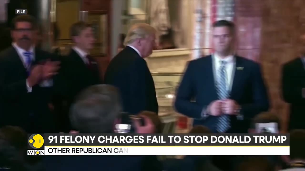 91 felony charges fail to stop Donald trump