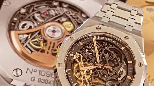 Audemars Piguet Royal Oak skeleton dial super handsome