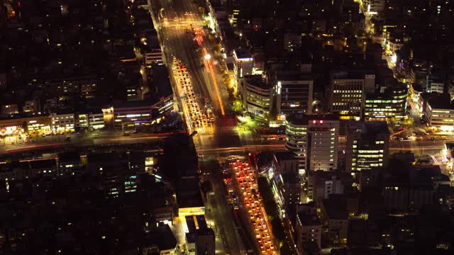 Seoul Traffic Cars City Speed Lights South Korea 4K