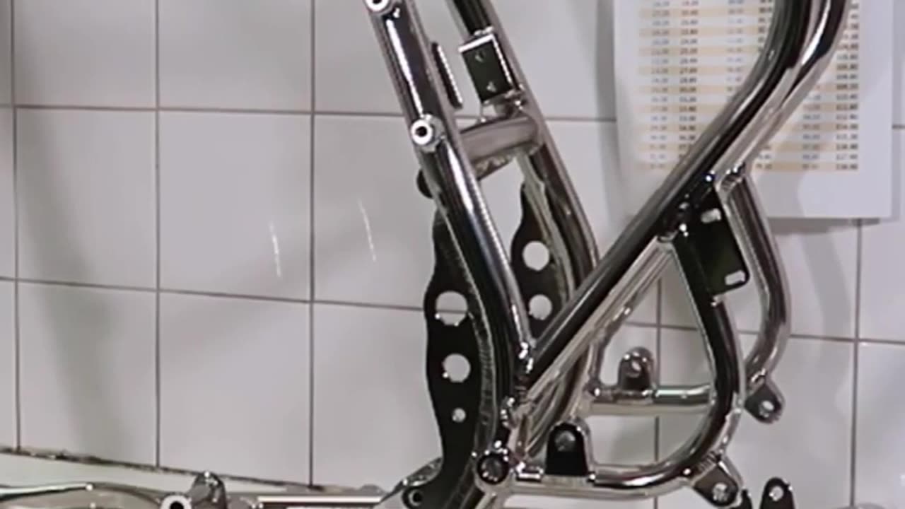 Nickel Plating a BSA Goldstar frame