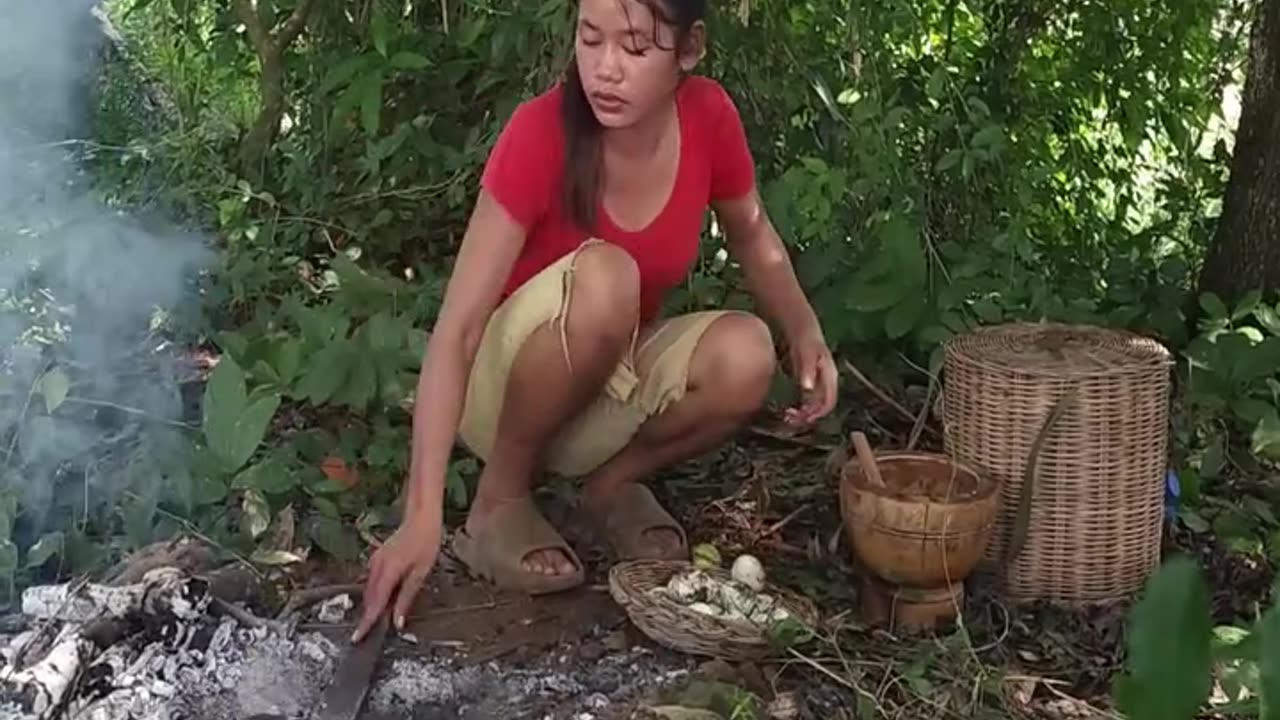 Cooking In Jungle