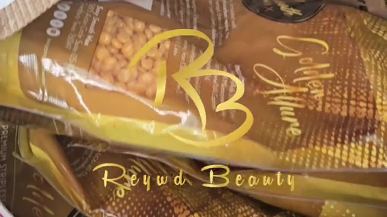 Unboxing Sexy Smooth Golden Allure Hard Wax | @reywdbeauty