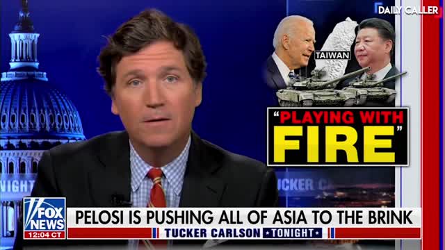 'TOTALLY POINTLESS' Tucker Examines Pelosi's Trip To Taiwan.
