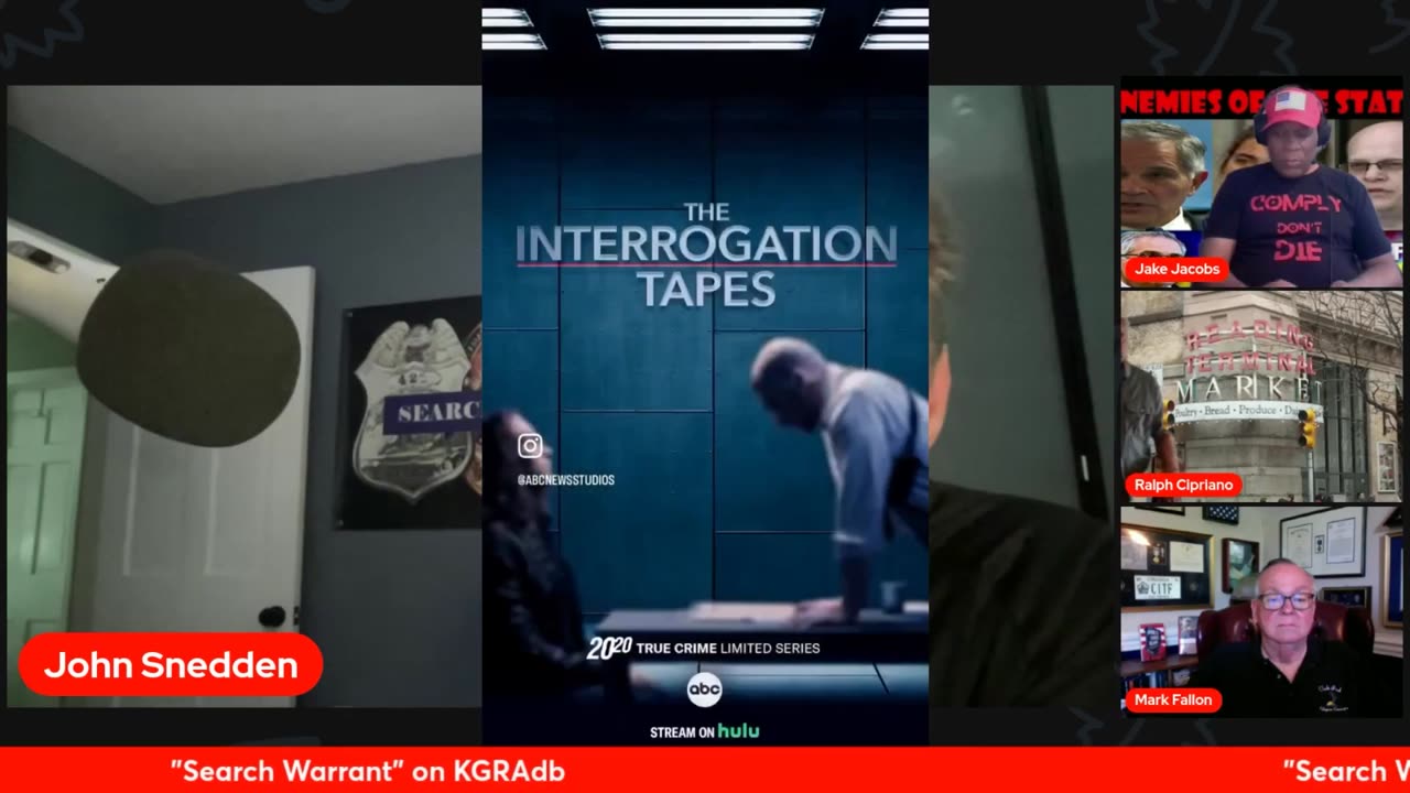 "Search Warrant" on KGRA - Confession driven tactics