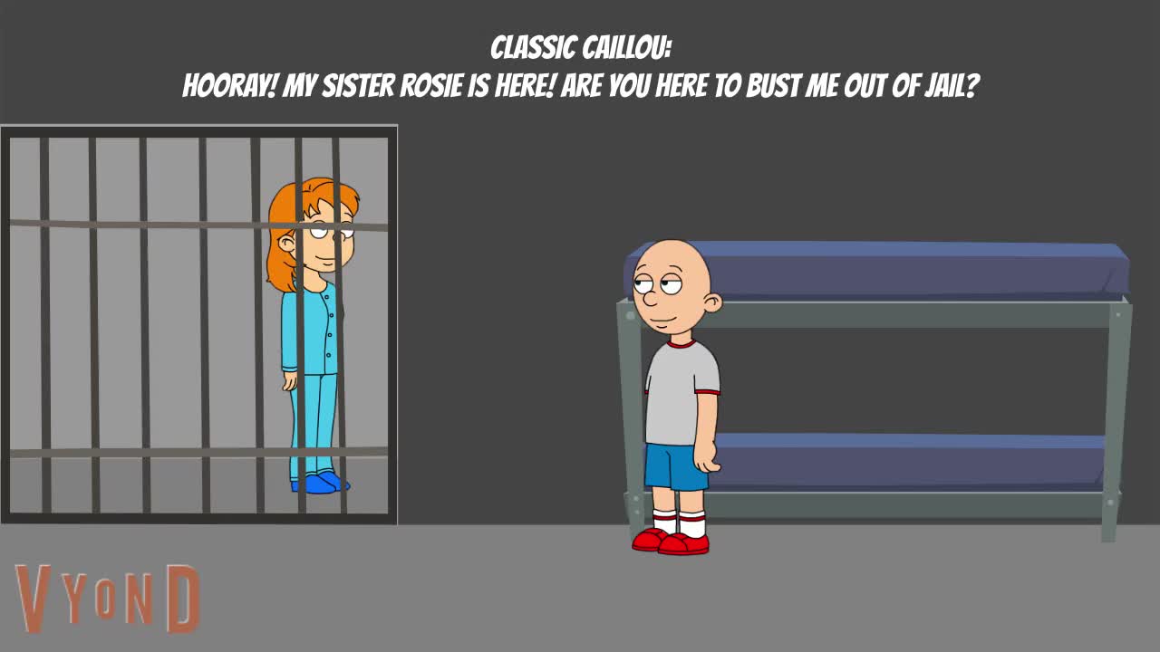 Rosie Busts Classic Caillou Out Of Jail / Both Grounded BIG TIME