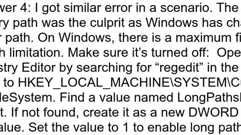 Could not install packages due to an OSError Errno 2 No such file or directory