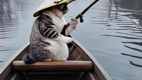 Cats Go Fishing for Laughs